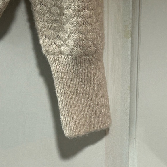 NWT Saltwater LUXE Cream Fringe Sweater. Medium. - Picture 5 of 7